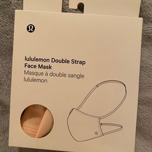 Lululemon double strap mask - pink